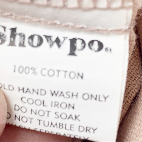 SHOWPO AUSTRALIA ROYAL POWER Blush Pink Crop Top - Picture 9 of 9